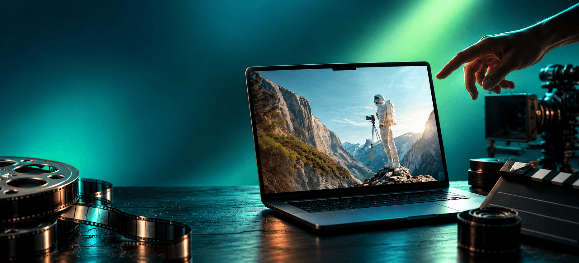 Promotional video production concept artwork